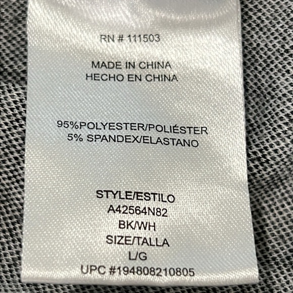 Lily Rose Jumper Dress L Plaid Grey Neutral Stretch Academia Preppy 90s Y2K - Picture 11 of 11